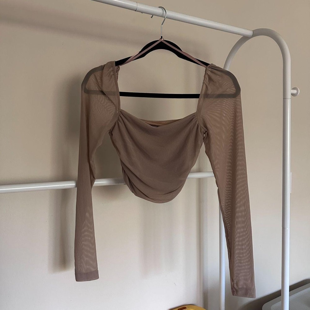 Princess Polly Sheer Mesh Long Sleeve